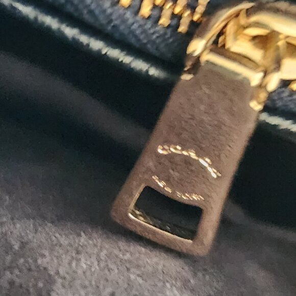 Like New Coach Margot Black Leather Shoulder Bag Purse - Picture 14 of 16